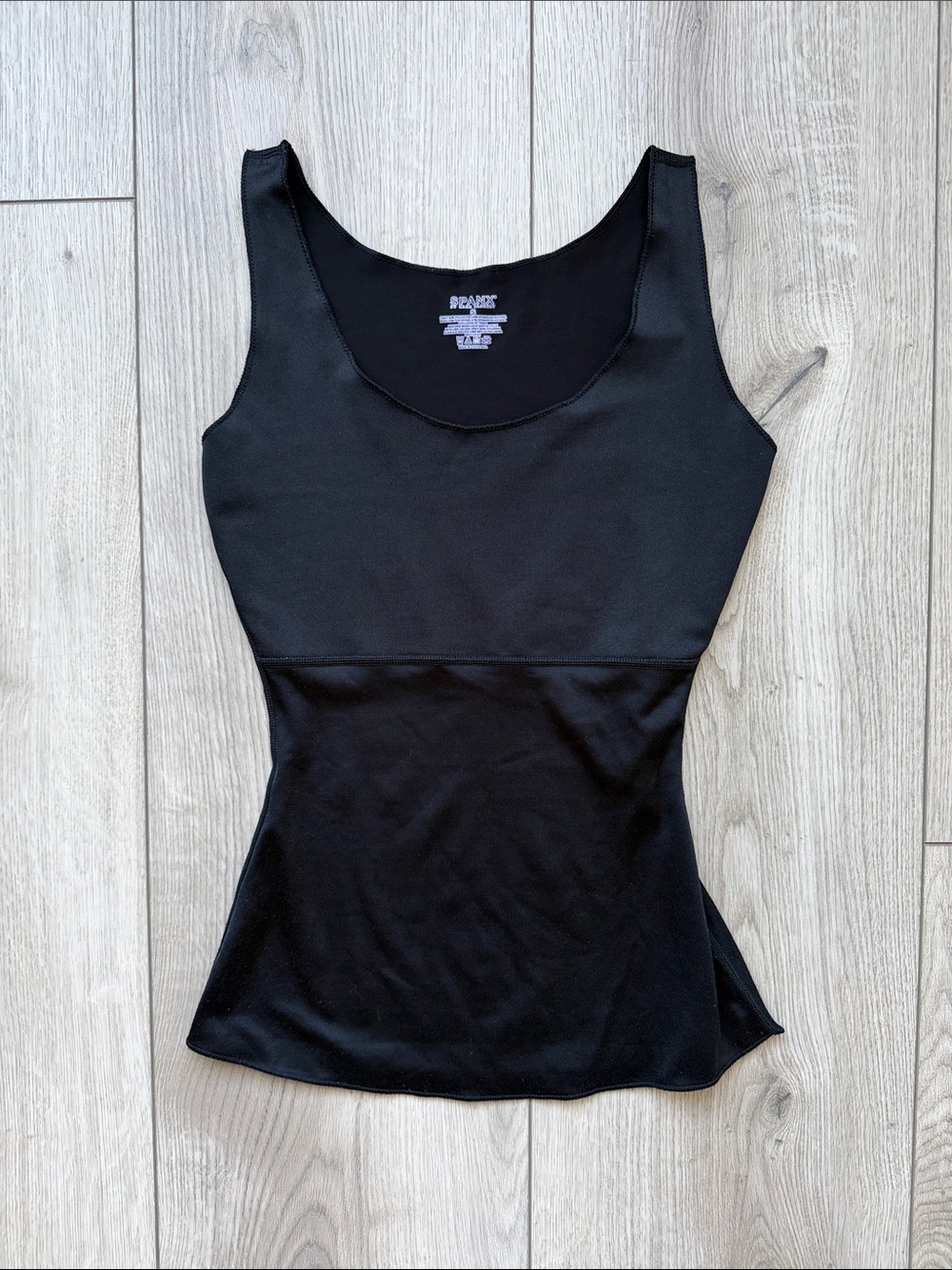 Spanx Black Tank Shaping Garment Women’s Small Cami Slimming Undergarment